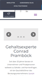 Mobile Screenshot of conradpramboeck.com
